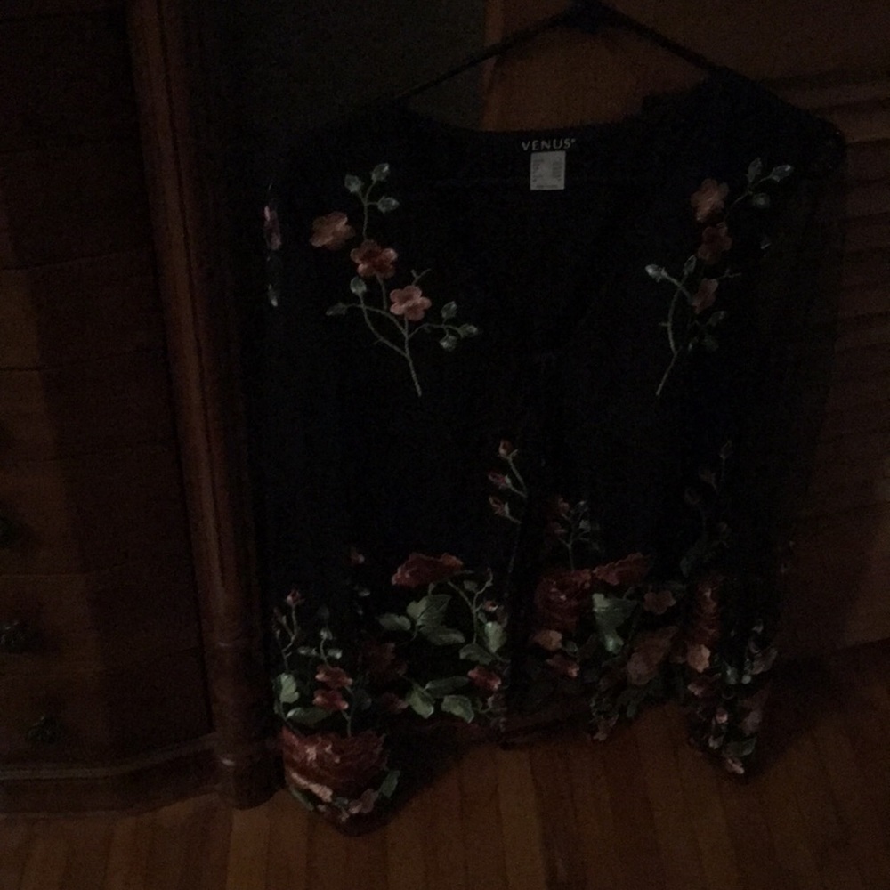 New never worn. Beautiful embroidered top